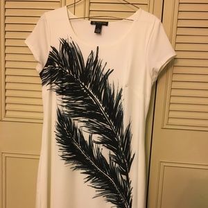 INC Feather Dress